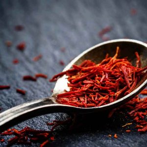 Fiesta de la Rosa del Azafrán, en Consuegra, Cuchara con azafrán.