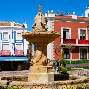 Fiestas de Valdepeñas, Plaza de España Valdepeñas